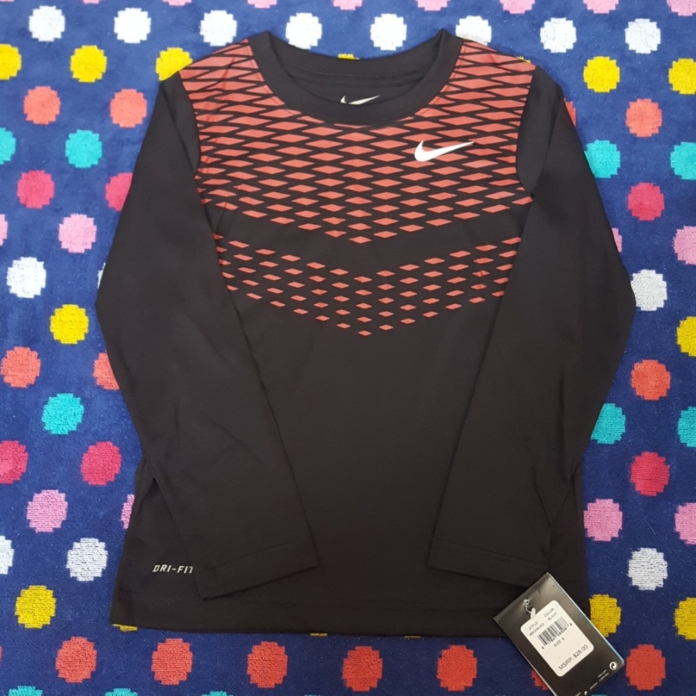 Boys 5, 6 or7 Dri-fit long sleeve